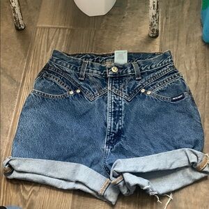 Rockies Women's Blue Denim Shorts